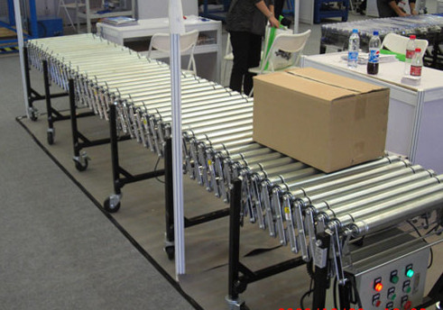 伸縮輥筒輸送機運行圖,m.hdleather.com